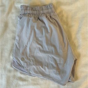 Lululemon Hottie Hots Light Blue       size: 2    length: 4”.  low rise